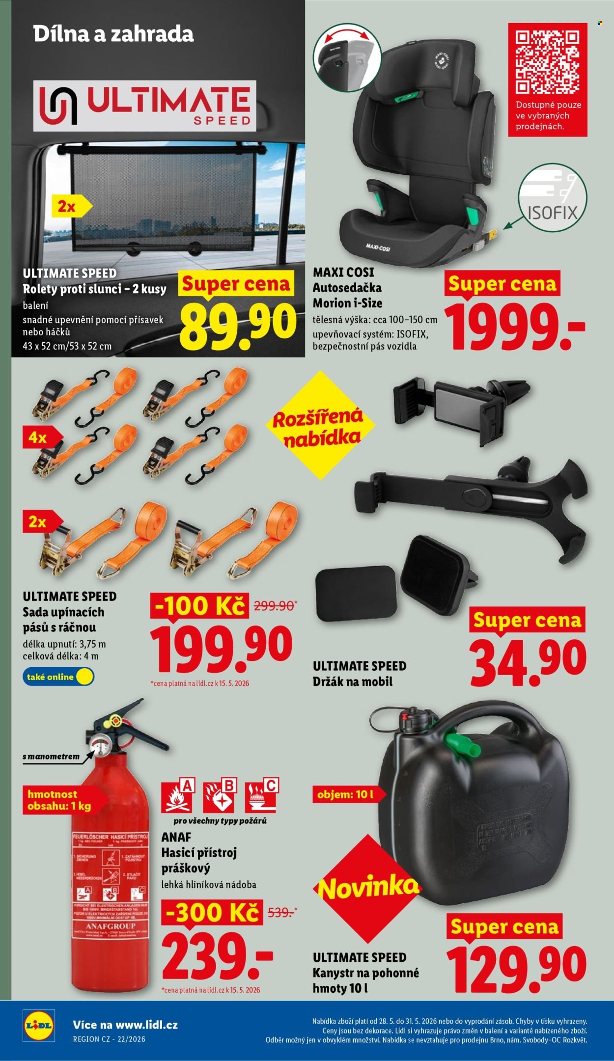 LIDL leták - Spotřební zboží (2026-05-25 - 2026-05-31)