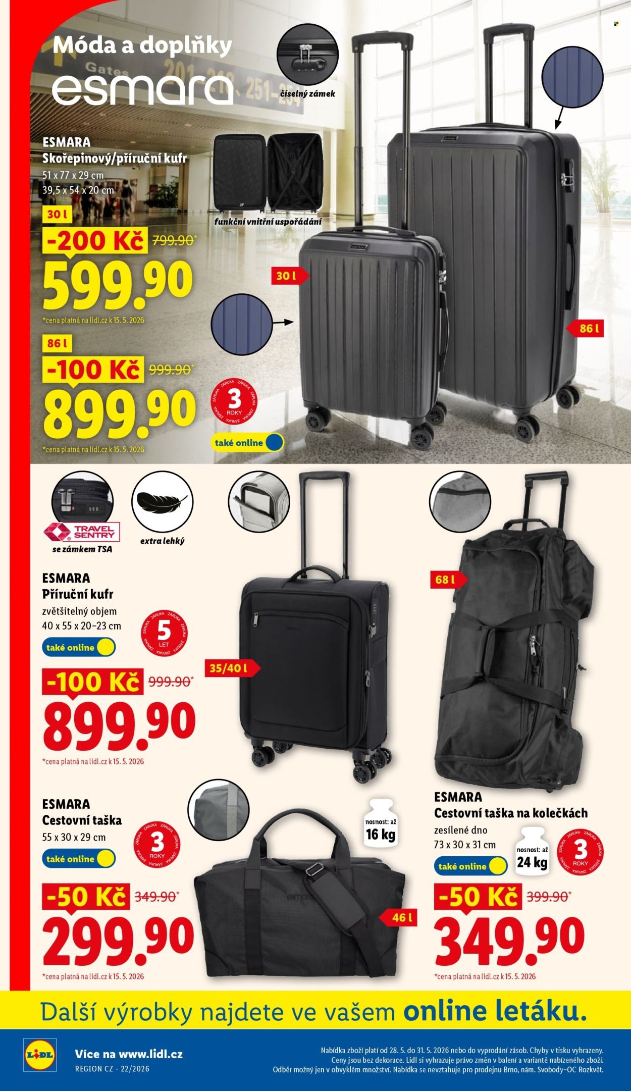 LIDL leták - Spotřební zboží (2026-05-25 - 2026-05-31)