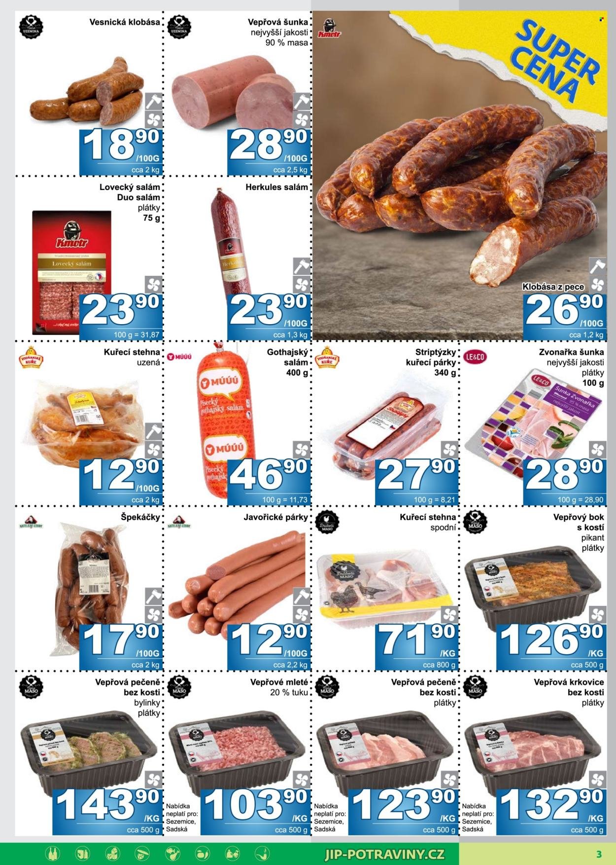 JIP leták - Potraviny pro každého