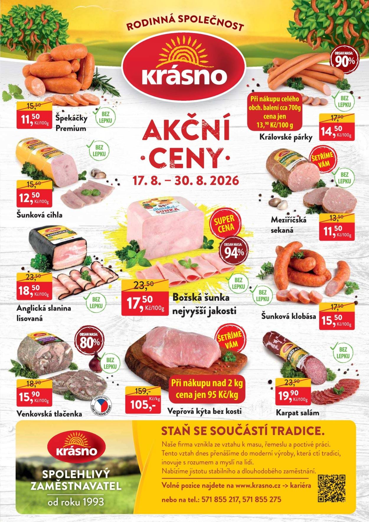 MP KRÁSNO leták - Od pondělí 17.8.2026