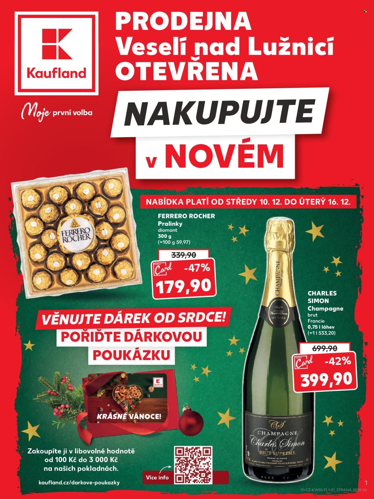 KAUFLAND leták - Nakupujte v novém (2025-12-10 - 2025-12-16)