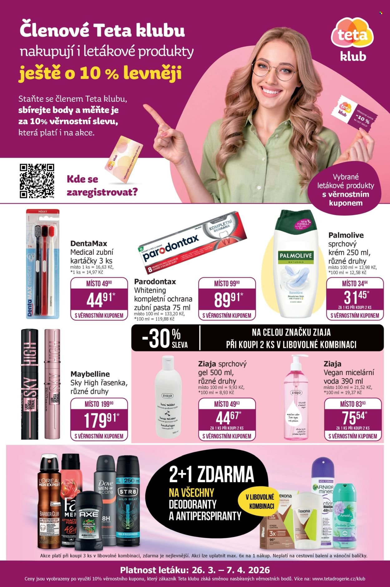 TETA DROGERIE leták - Klub (2026-03-26 - 2026-04-07)