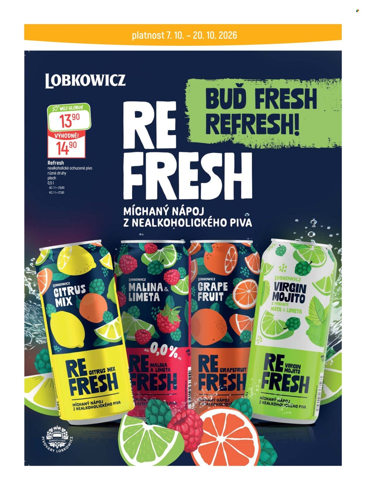 GLOBUS leták - Od středy 7.10.2026