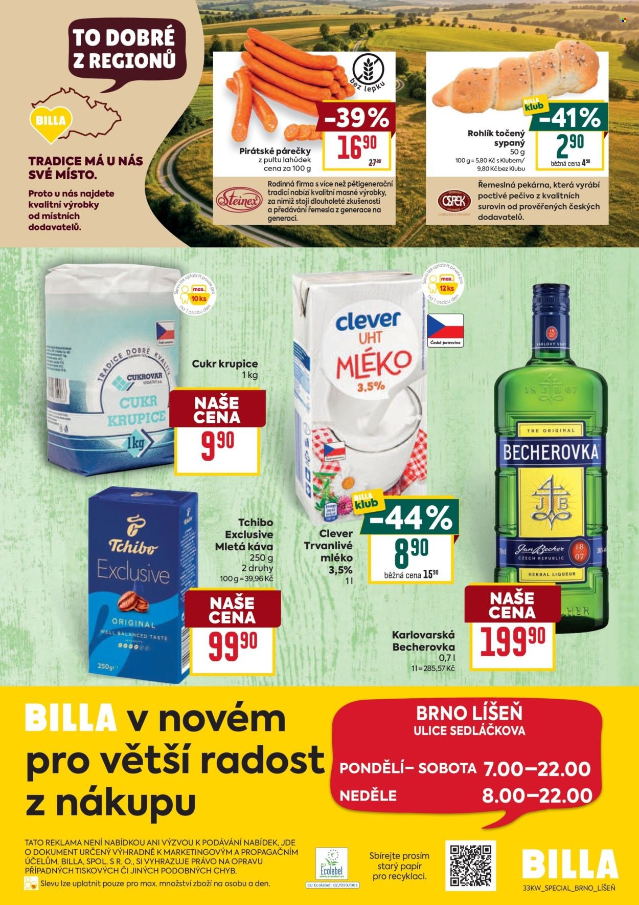 BILLA leták - Speciál: Brno Líšeň