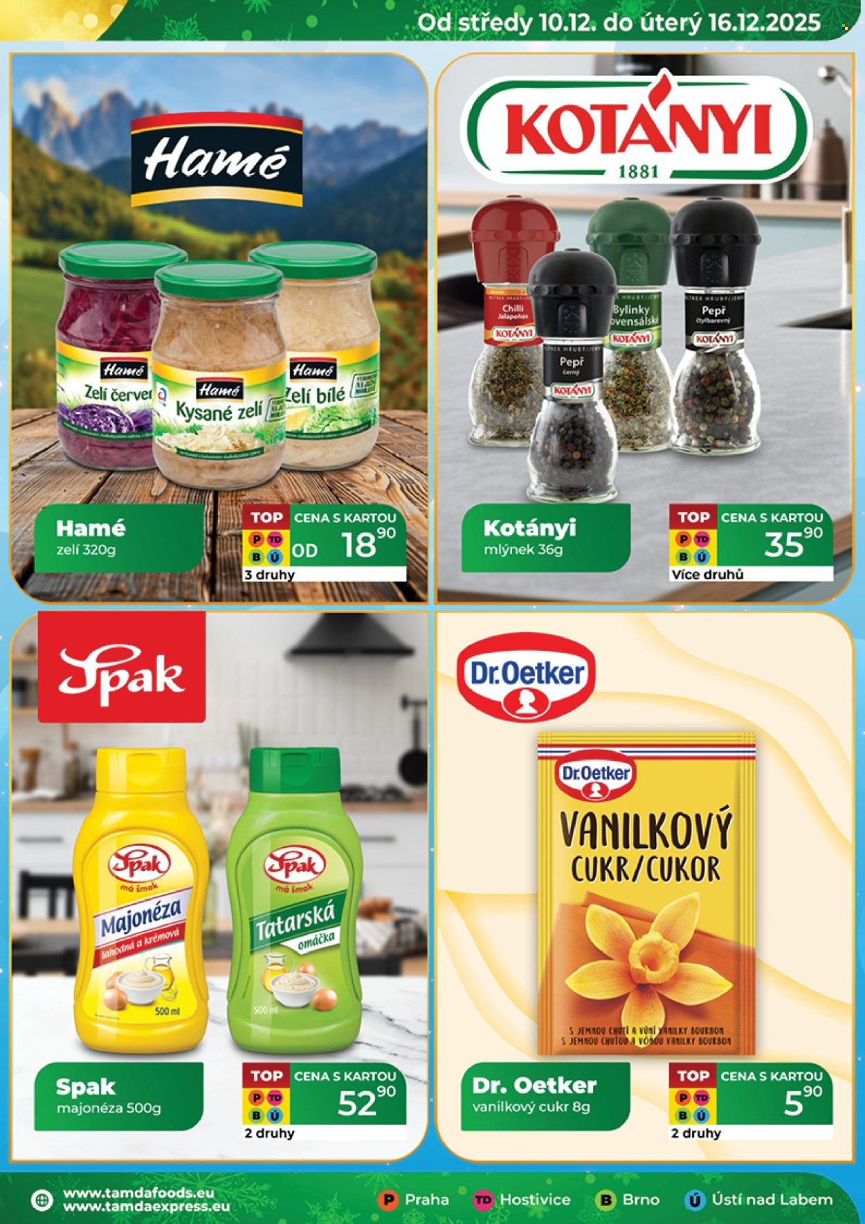 TAMDA FOODS leták - Od středy 10.12.2025 (2025-12-10 - 2025-12-16)