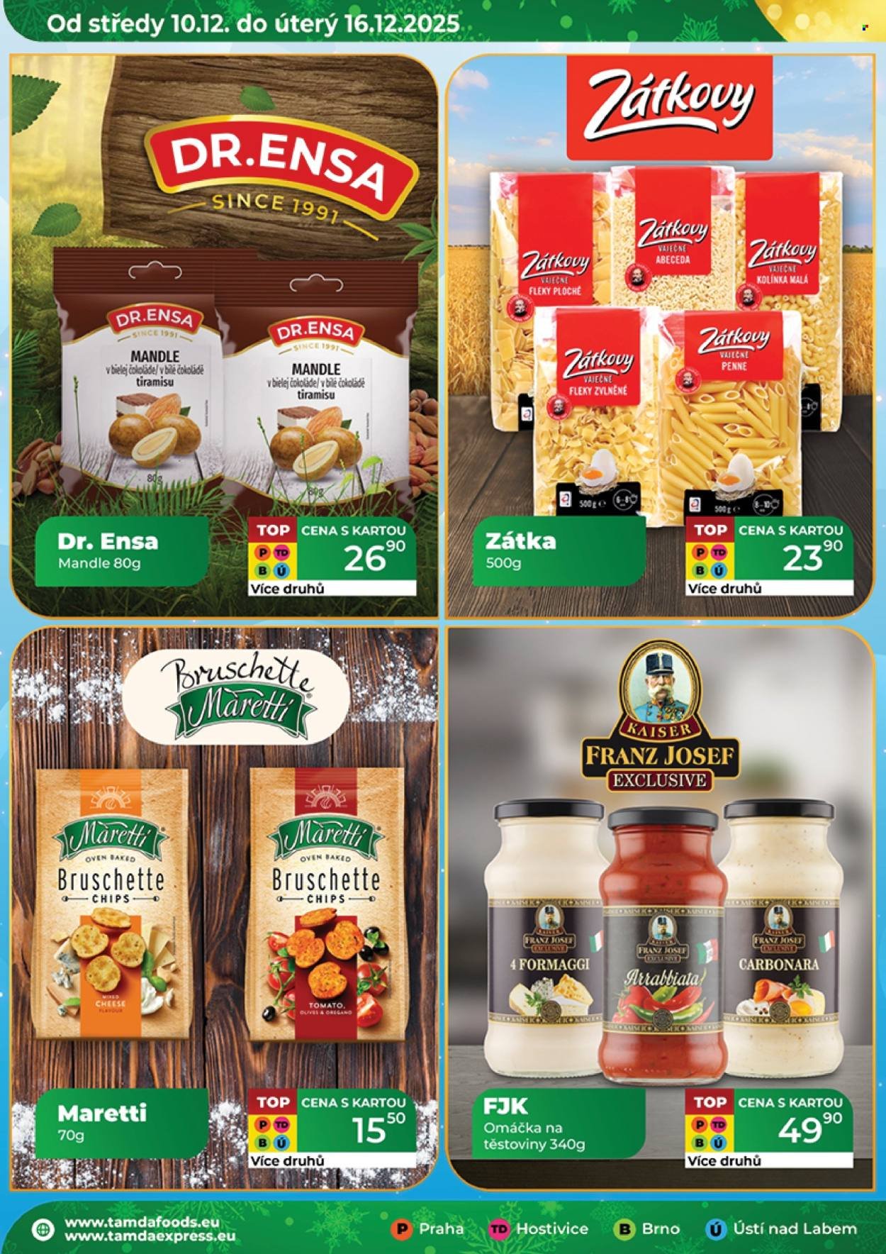 TAMDA FOODS leták - Od středy 10.12.2025 (2025-12-10 - 2025-12-16)