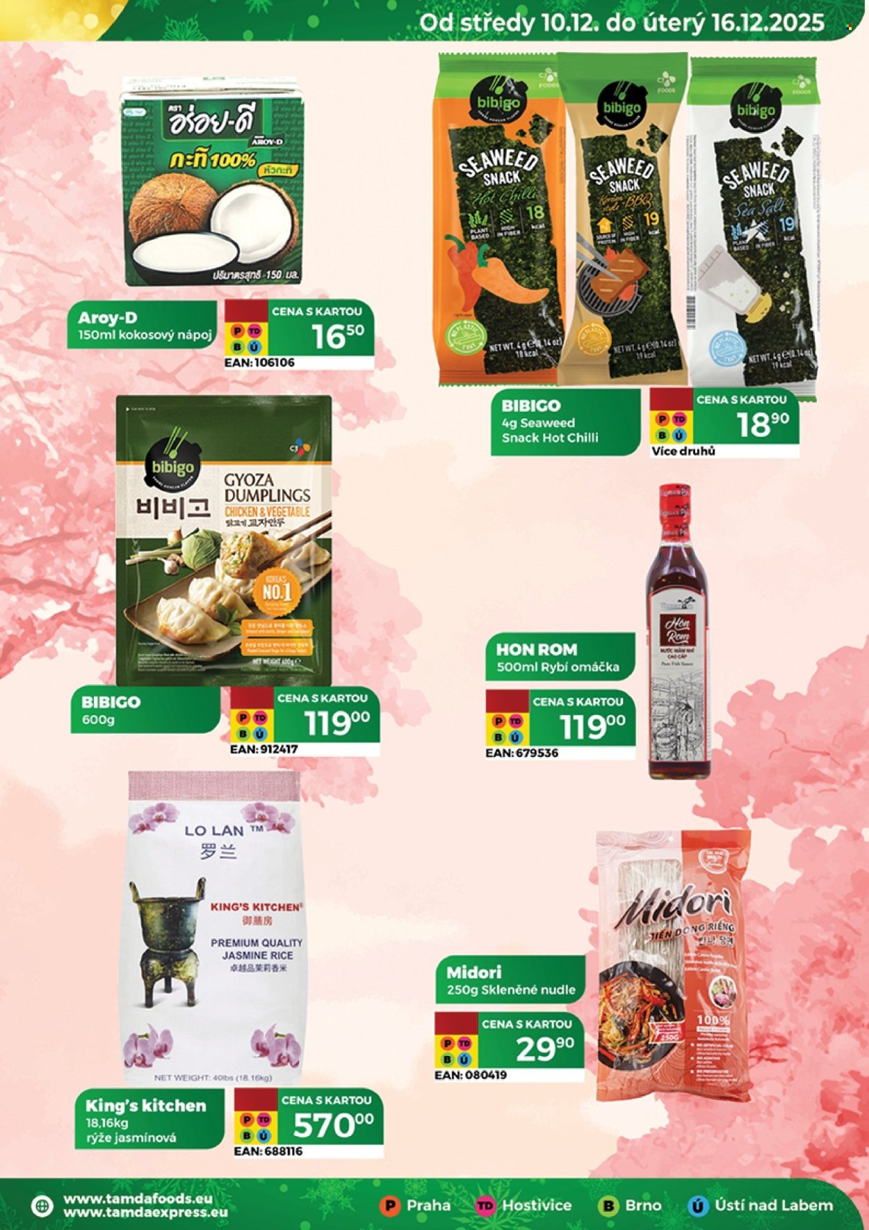 TAMDA FOODS leták - Od středy 10.12.2025 (2025-12-10 - 2025-12-16)