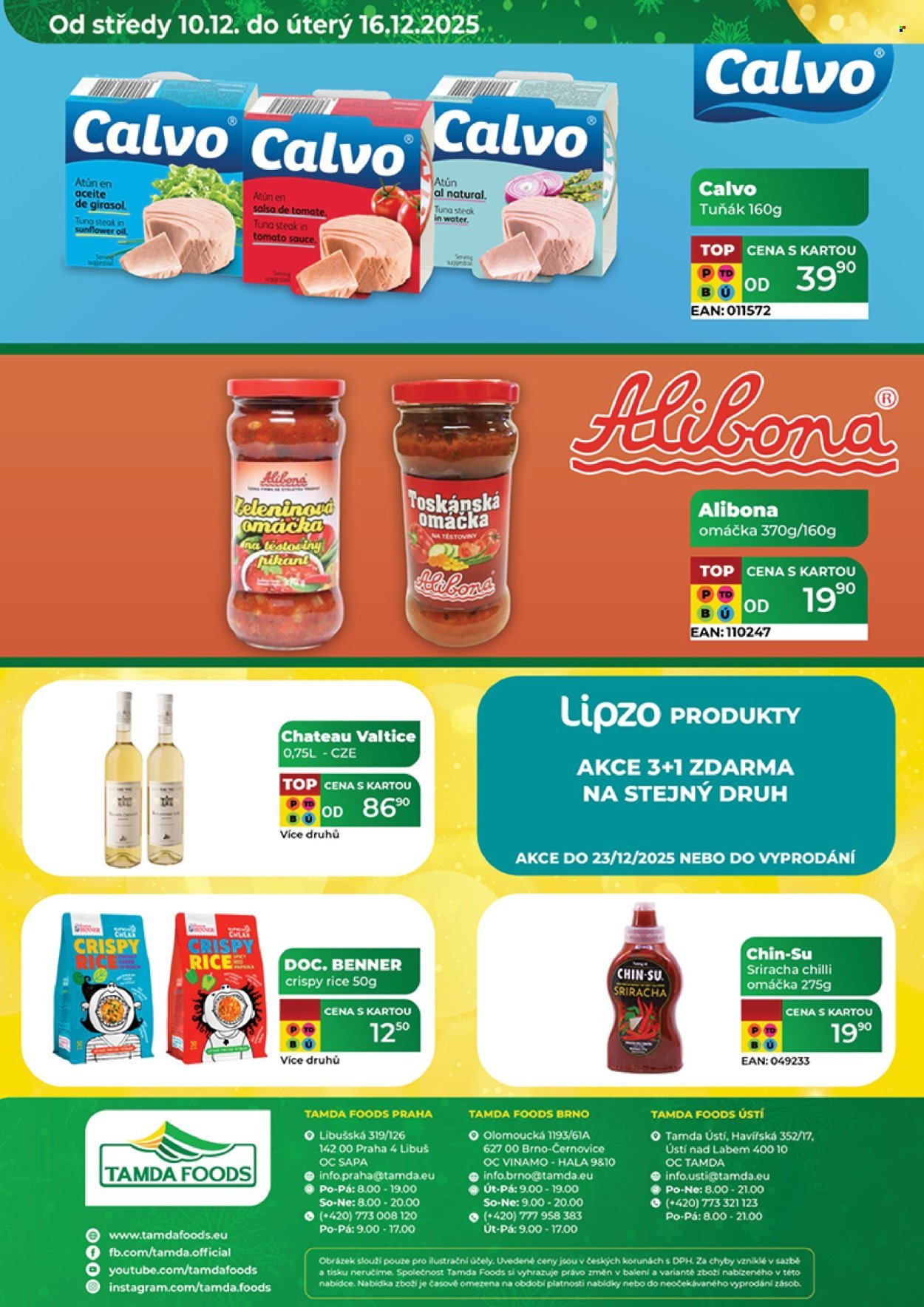 TAMDA FOODS leták - Od středy 10.12.2025 (2025-12-10 - 2025-12-16)