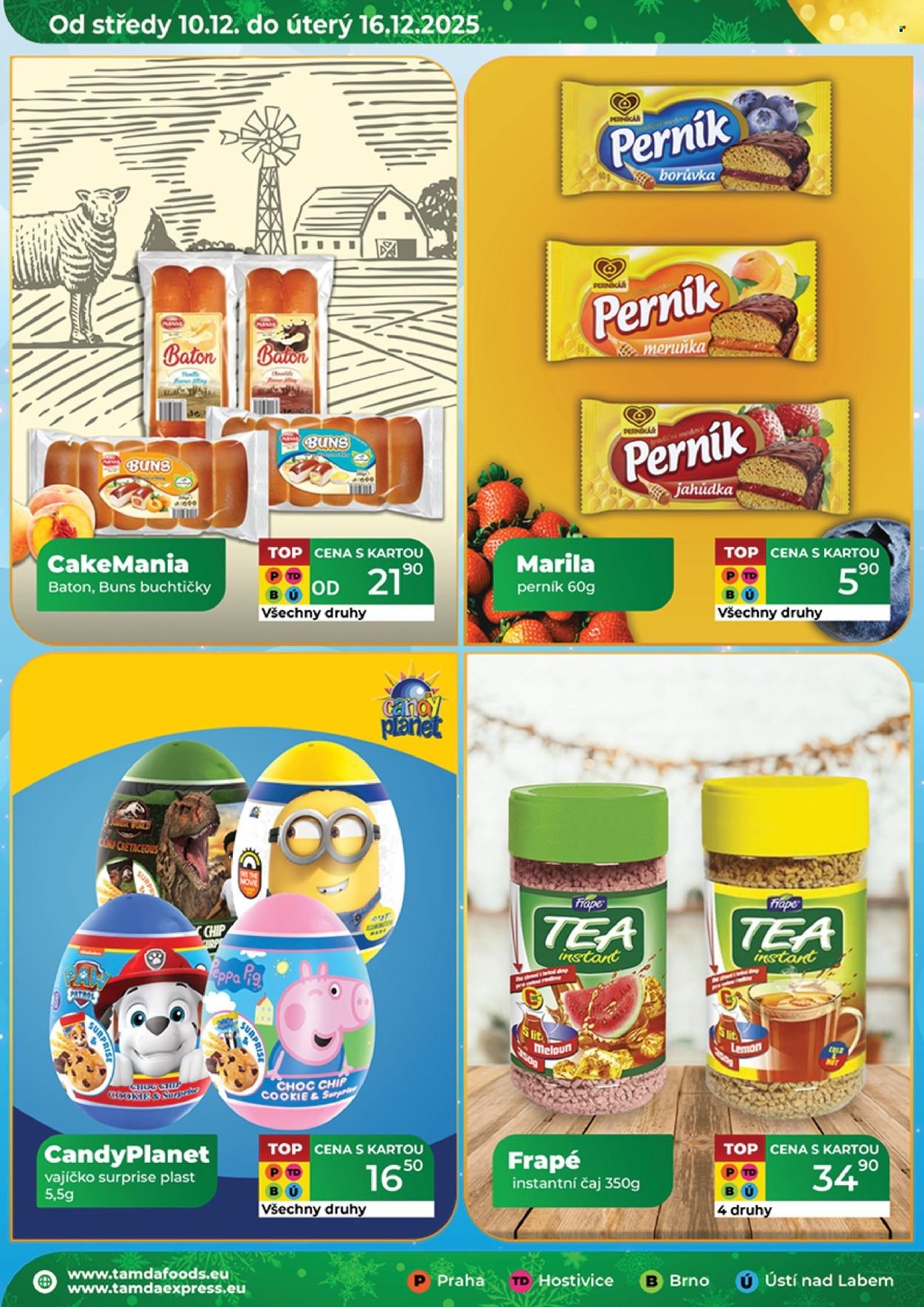 TAMDA FOODS leták - Od středy 10.12.2025 (2025-12-10 - 2025-12-16)