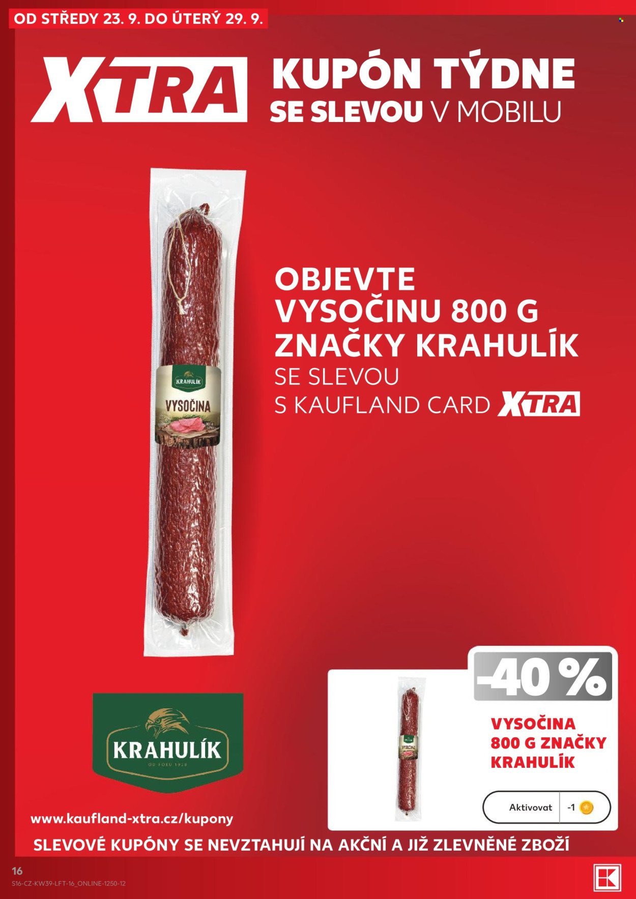 KAUFLAND leták - Od středy 23.9.2026