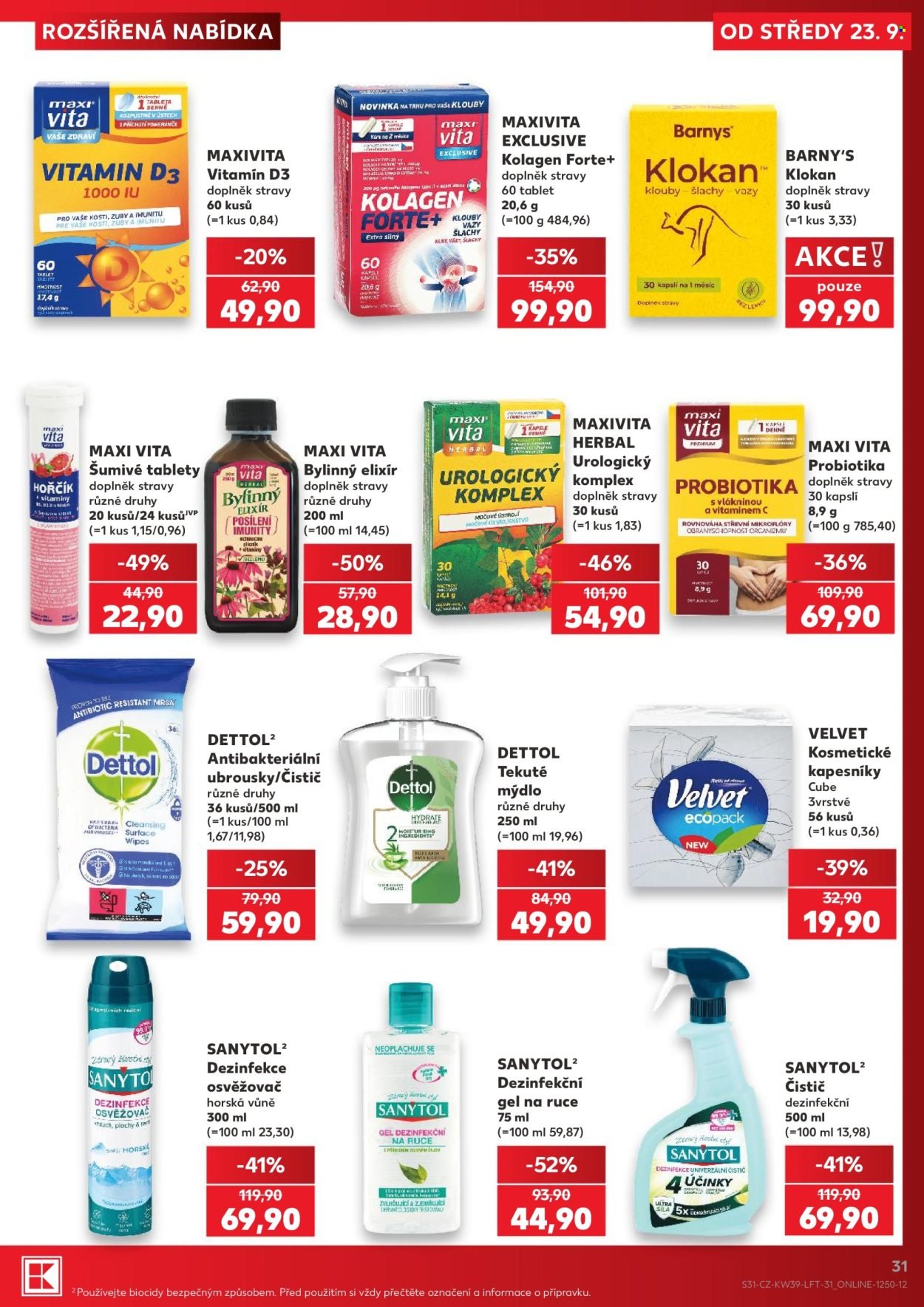 KAUFLAND leták - Od středy 23.9.2026