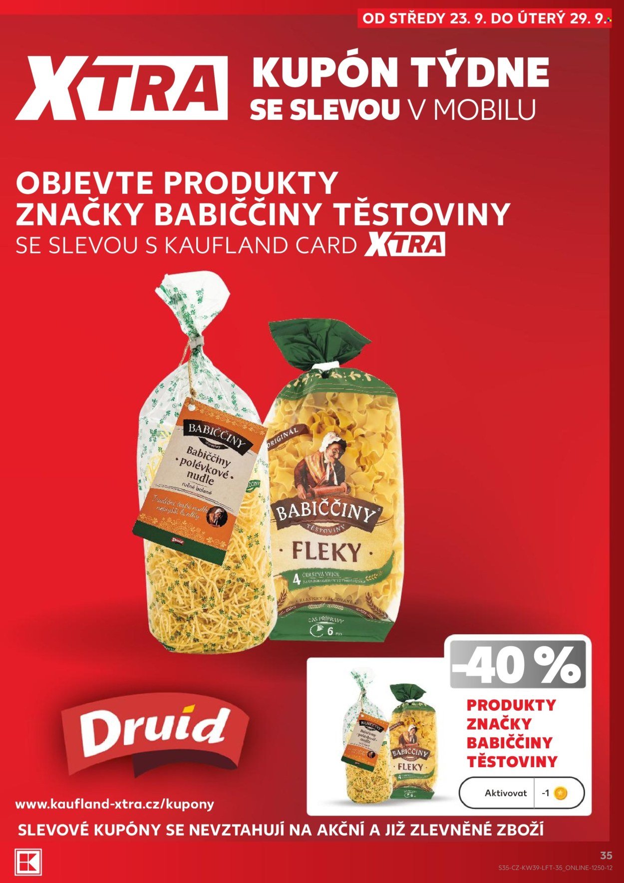 KAUFLAND leták - Od středy 23.9.2026