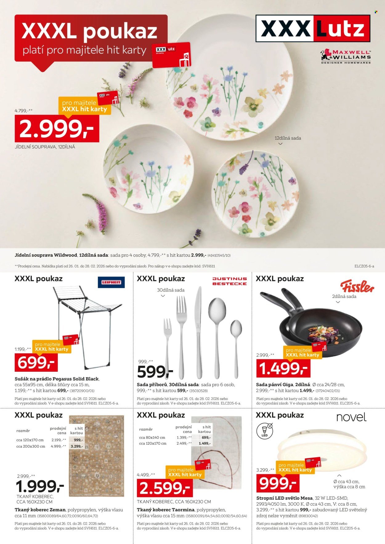 XXXLUTZ leták - Výhodné poukazy pro majitele HIT karty (2026-01-26 - 2026-02-28)
