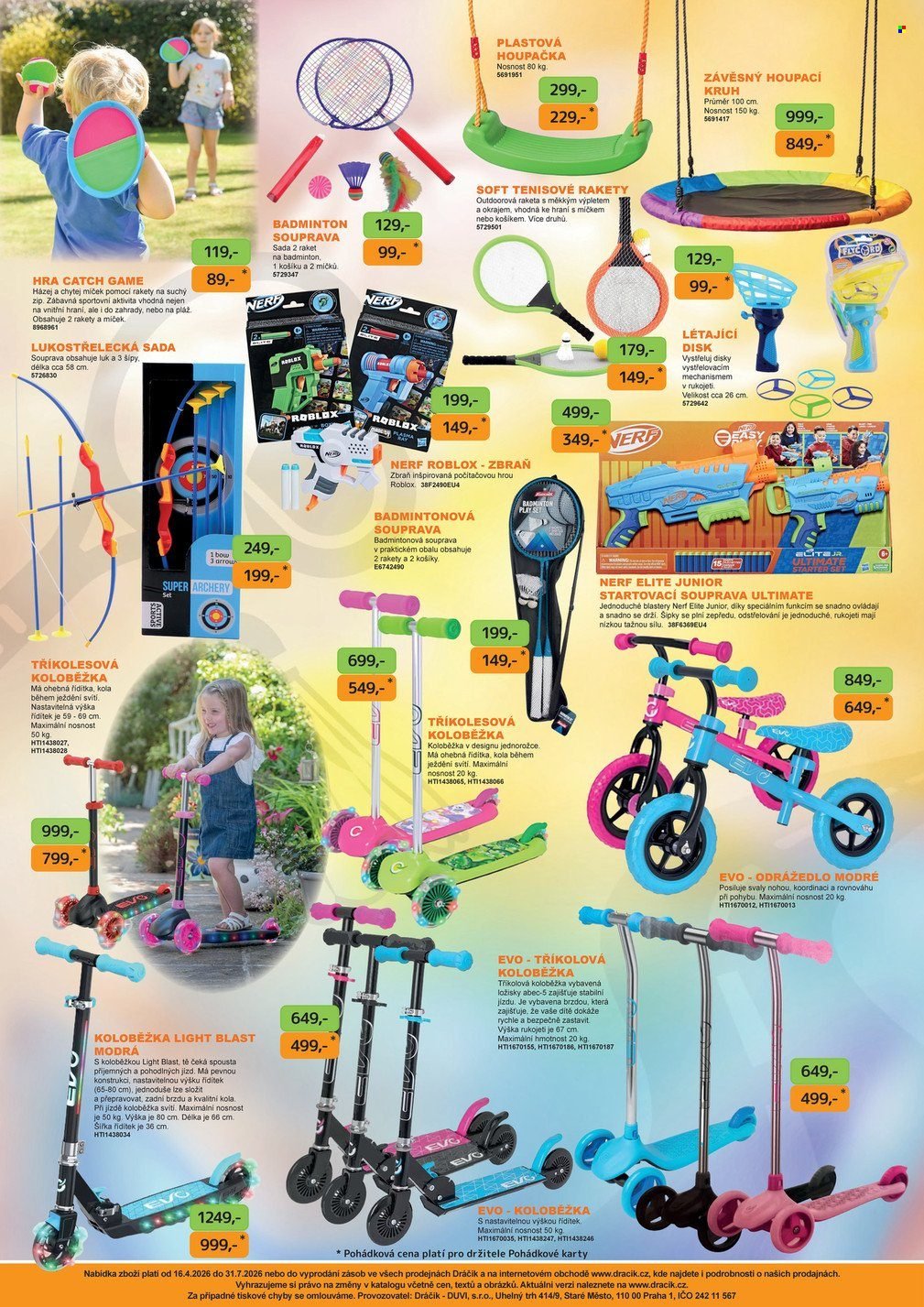 DRÁČIK leták - Od čtvrtka 16.4.2026 (2026-04-16 - 2026-07-31)