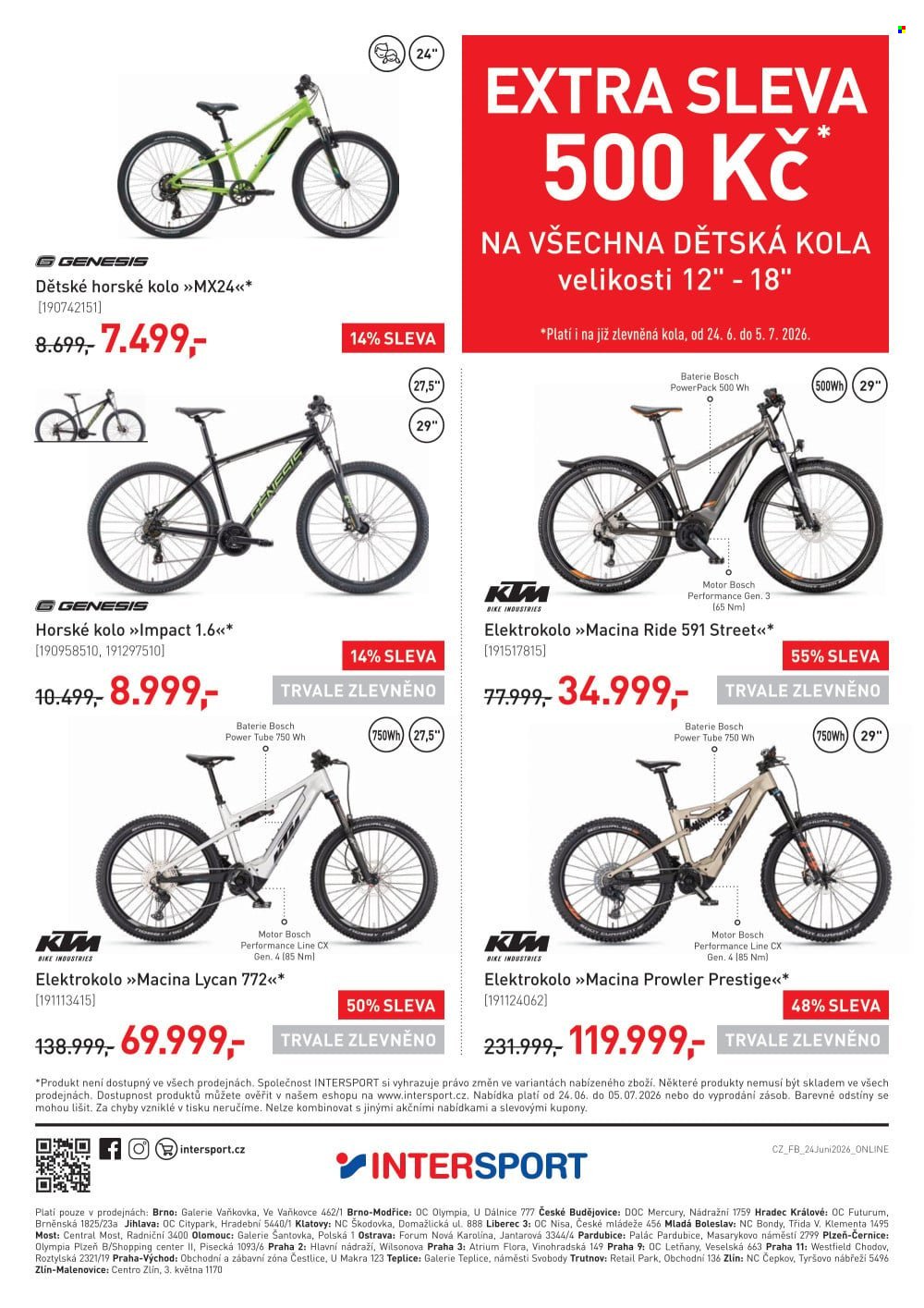 INTERSPORT leták - Od středy 24.6.2026