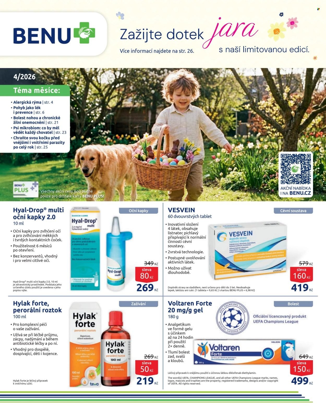 BENU LÉKÁRNA leták - Akční leták (2026-04-01 - 2026-04-30)