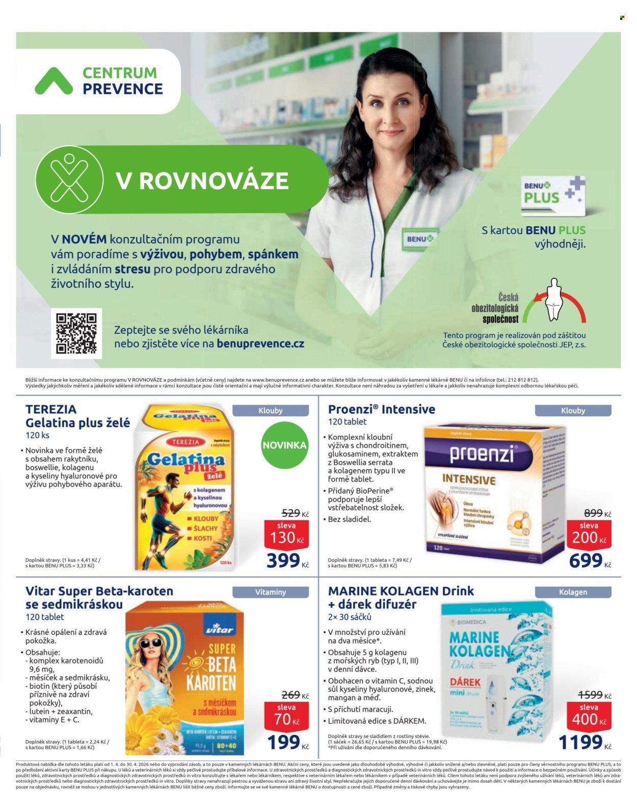 BENU LÉKÁRNA leták - Akční leták (2026-04-01 - 2026-04-30)