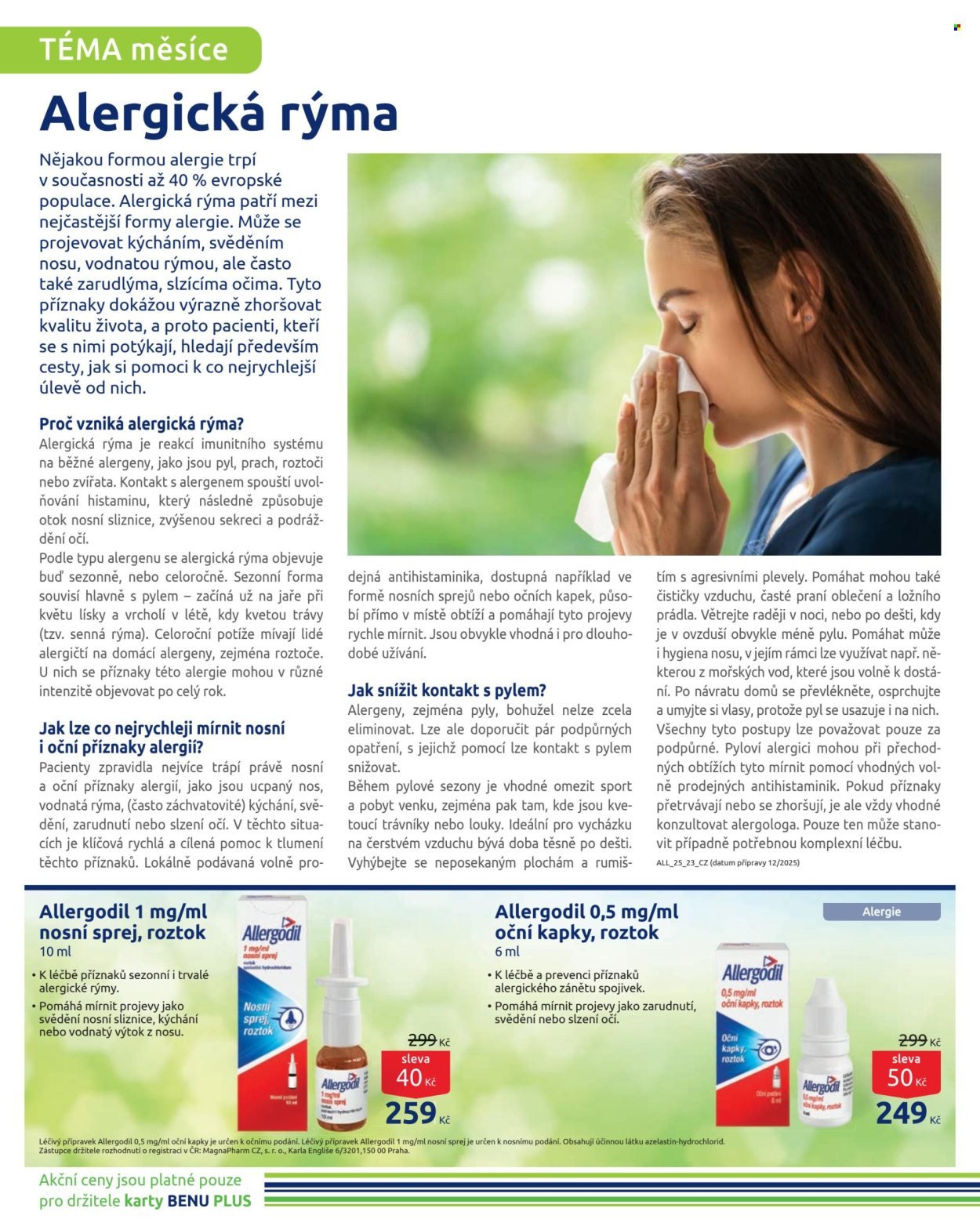 BENU LÉKÁRNA leták - Akční leták (2026-04-01 - 2026-04-30)