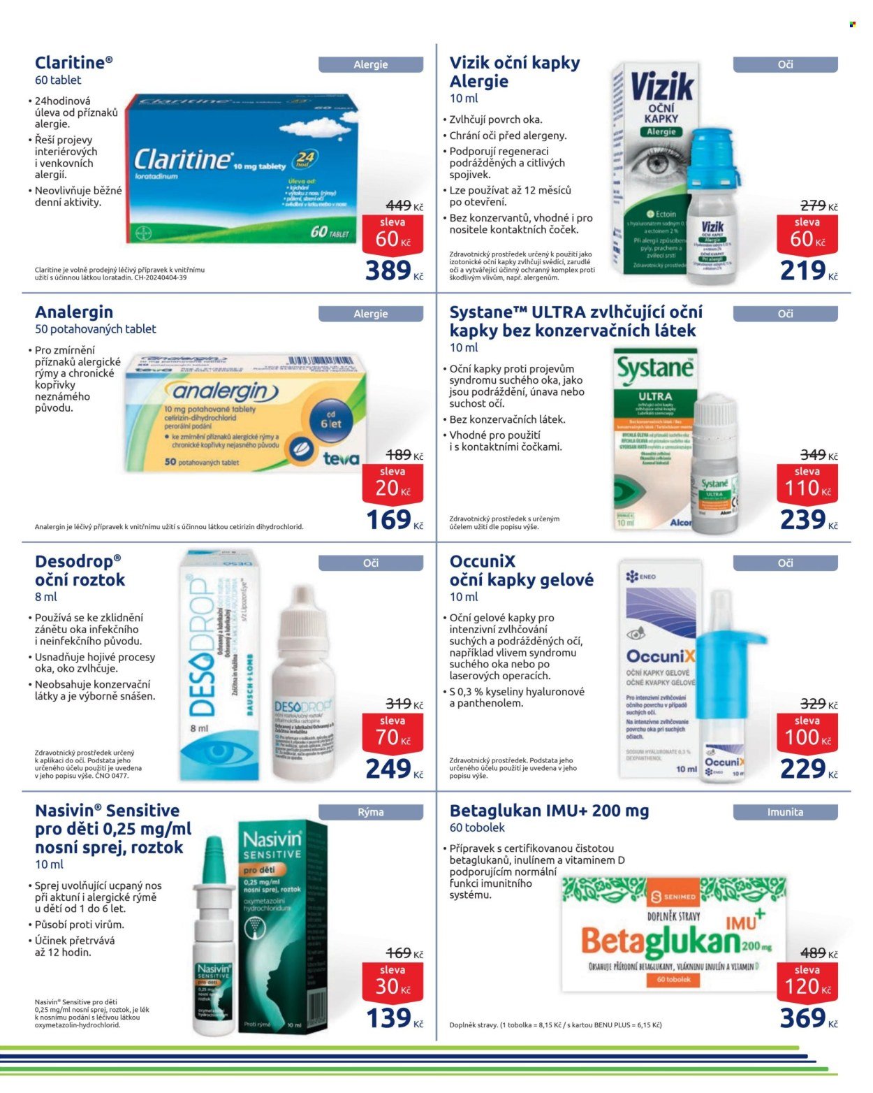 BENU LÉKÁRNA leták - Akční leták (2026-04-01 - 2026-04-30)