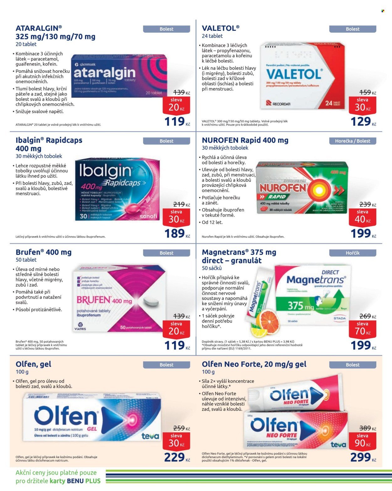 BENU LÉKÁRNA leták - Akční leták (2026-04-01 - 2026-04-30)