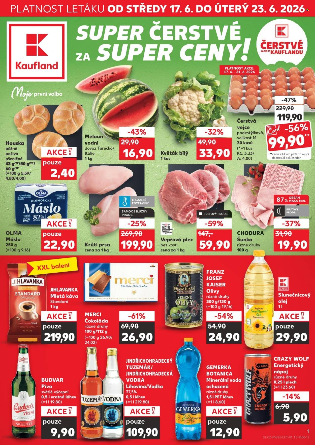 KAUFLAND leták - Od středy 17.6.2026