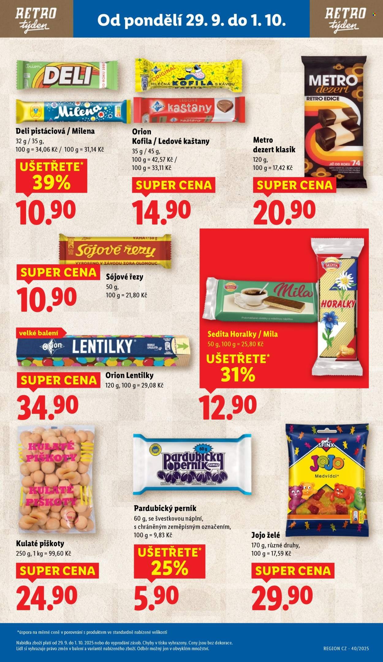 LIDL leták - Od pondělí 29.9.2025 (2025-09-29 - 2025-10-01)