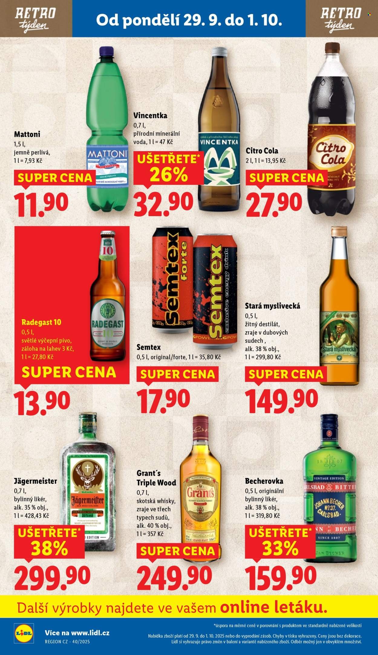 LIDL leták - Od pondělí 29.9.2025 (2025-09-29 - 2025-10-01)