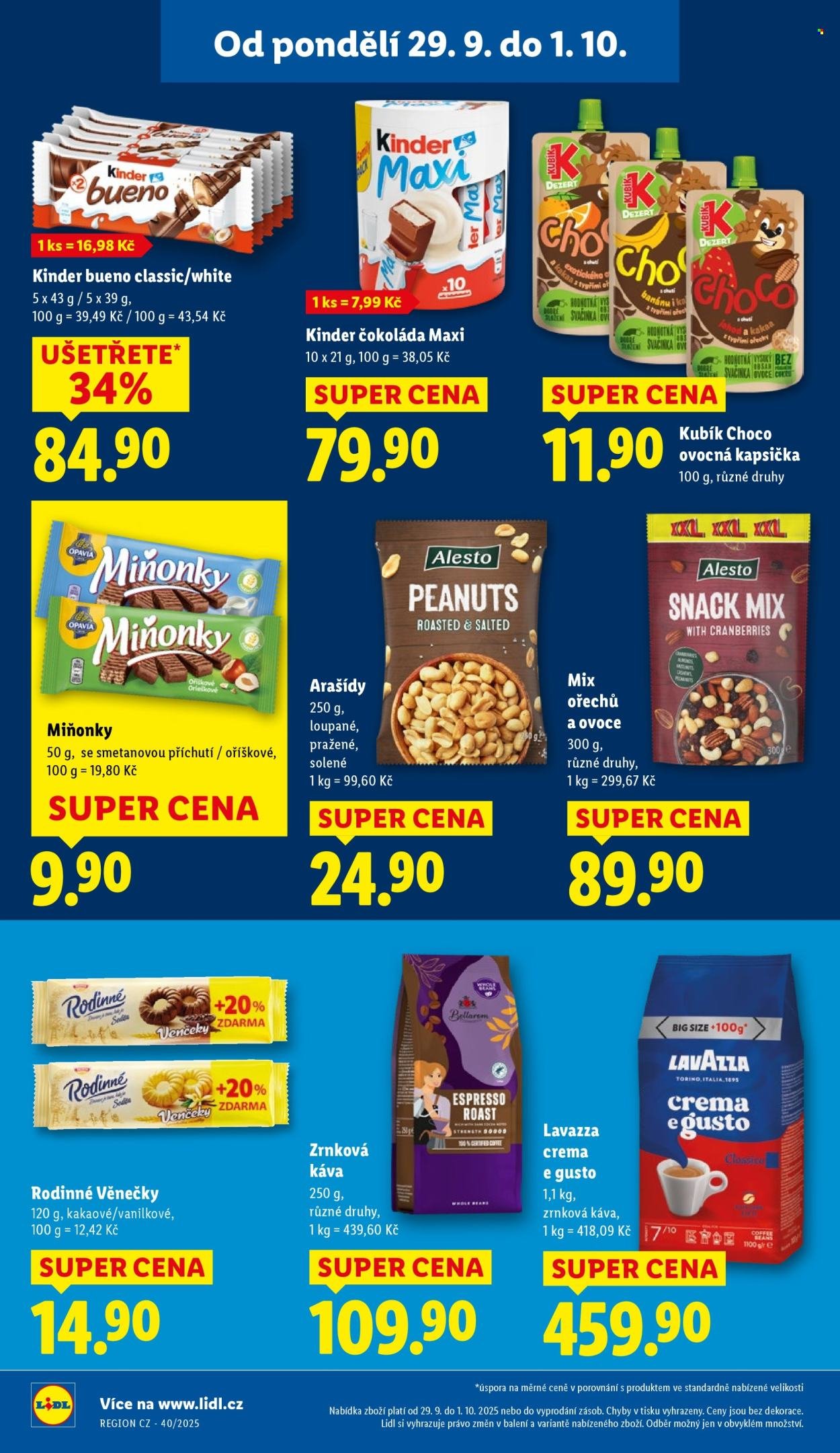 LIDL leták - Od pondělí 29.9.2025 (2025-09-29 - 2025-10-01)