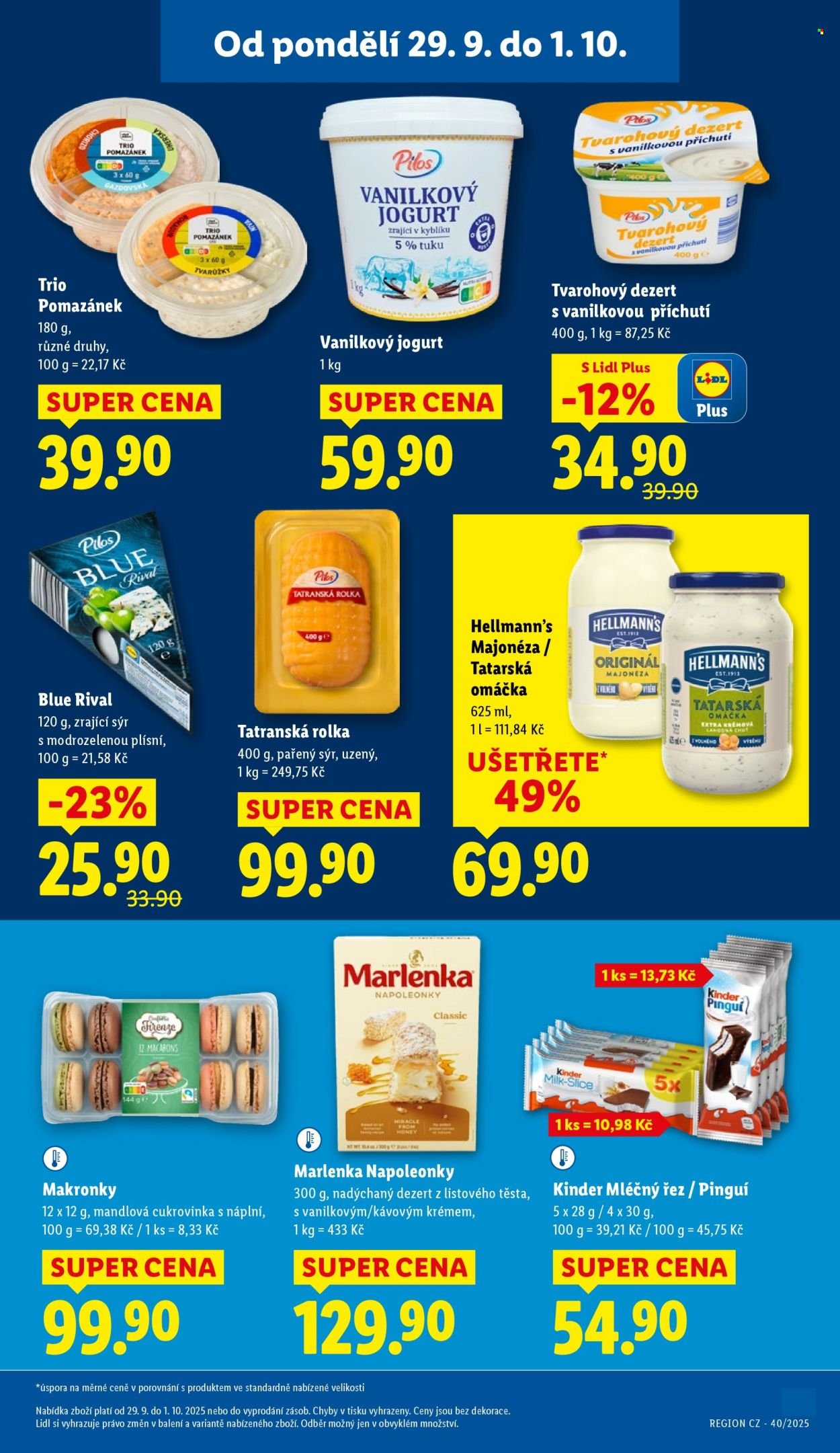 LIDL leták - Od pondělí 29.9.2025 (2025-09-29 - 2025-10-01)