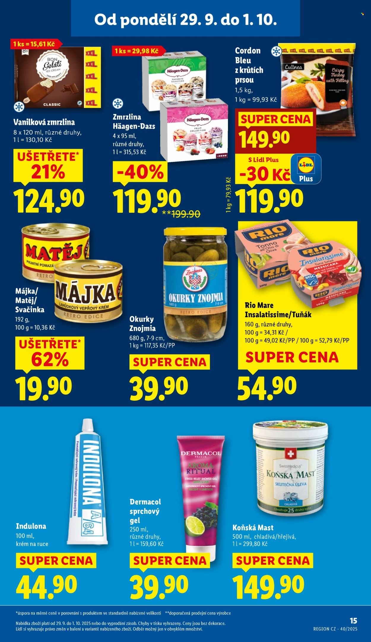 LIDL leták - Od pondělí 29.9.2025 (2025-09-29 - 2025-10-01)