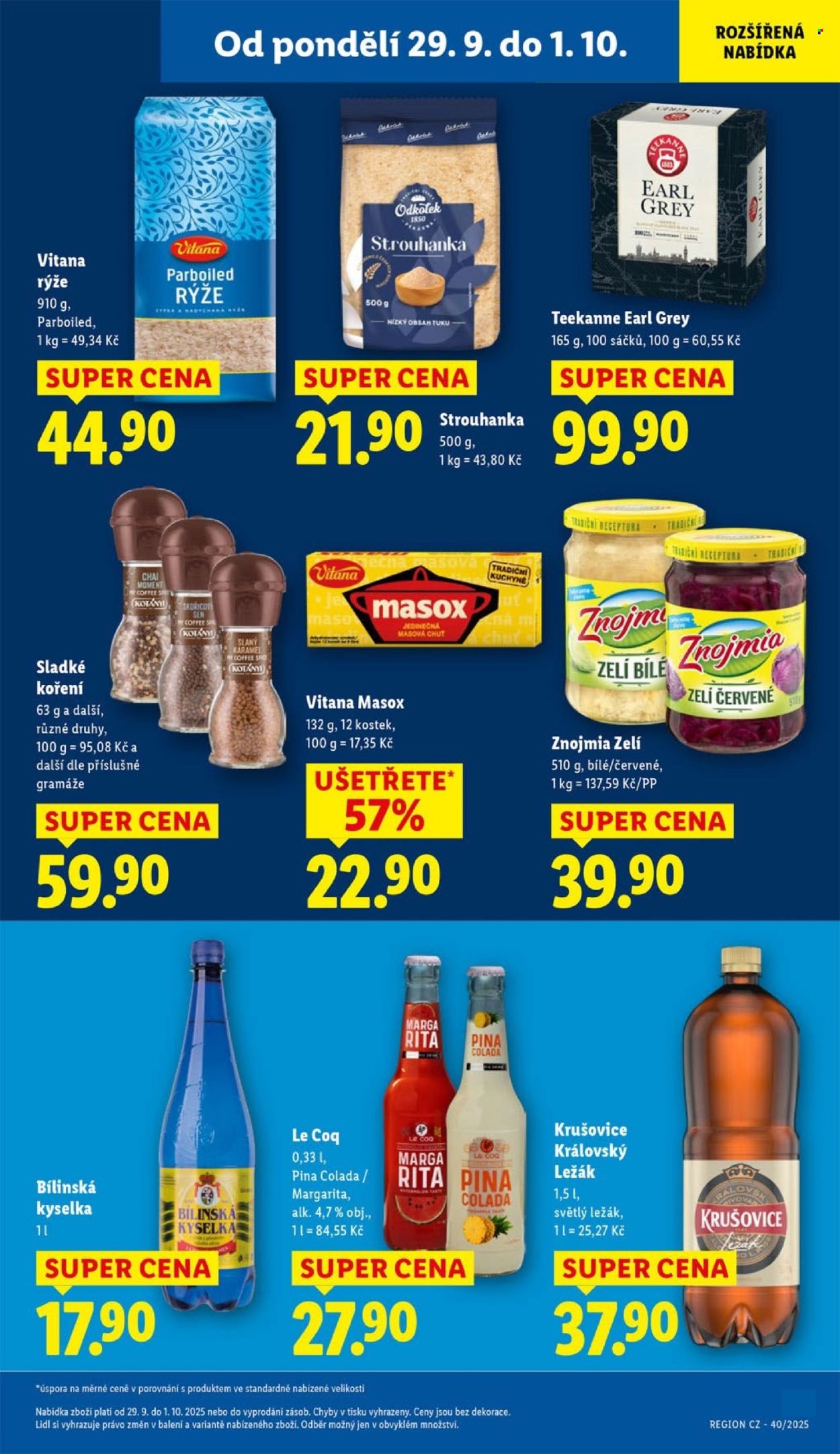 LIDL leták - Od pondělí 29.9.2025 (2025-09-29 - 2025-10-01)