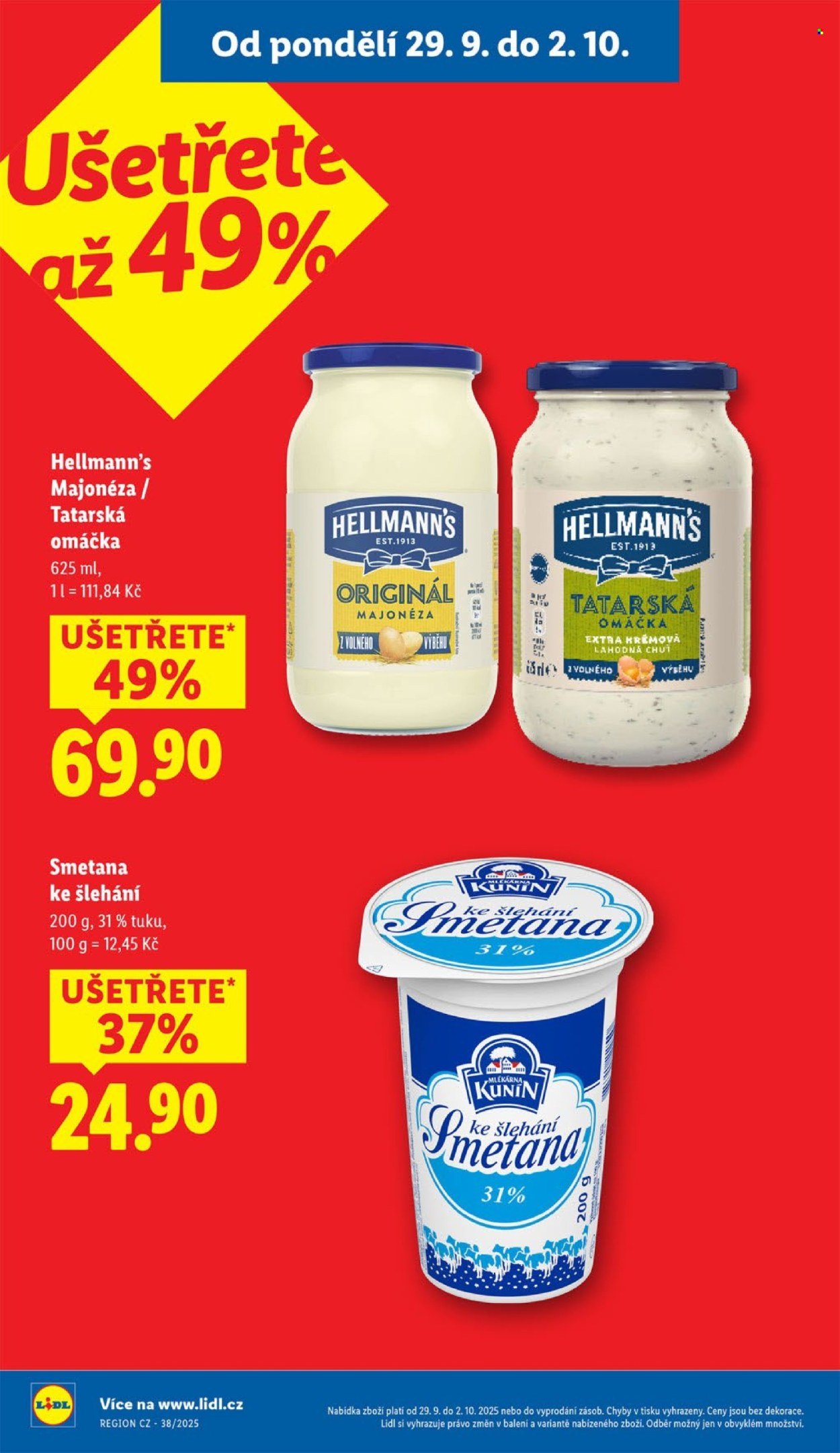 LIDL leták - Od pondělí 29.9.2025 (2025-09-29 - 2025-10-01)