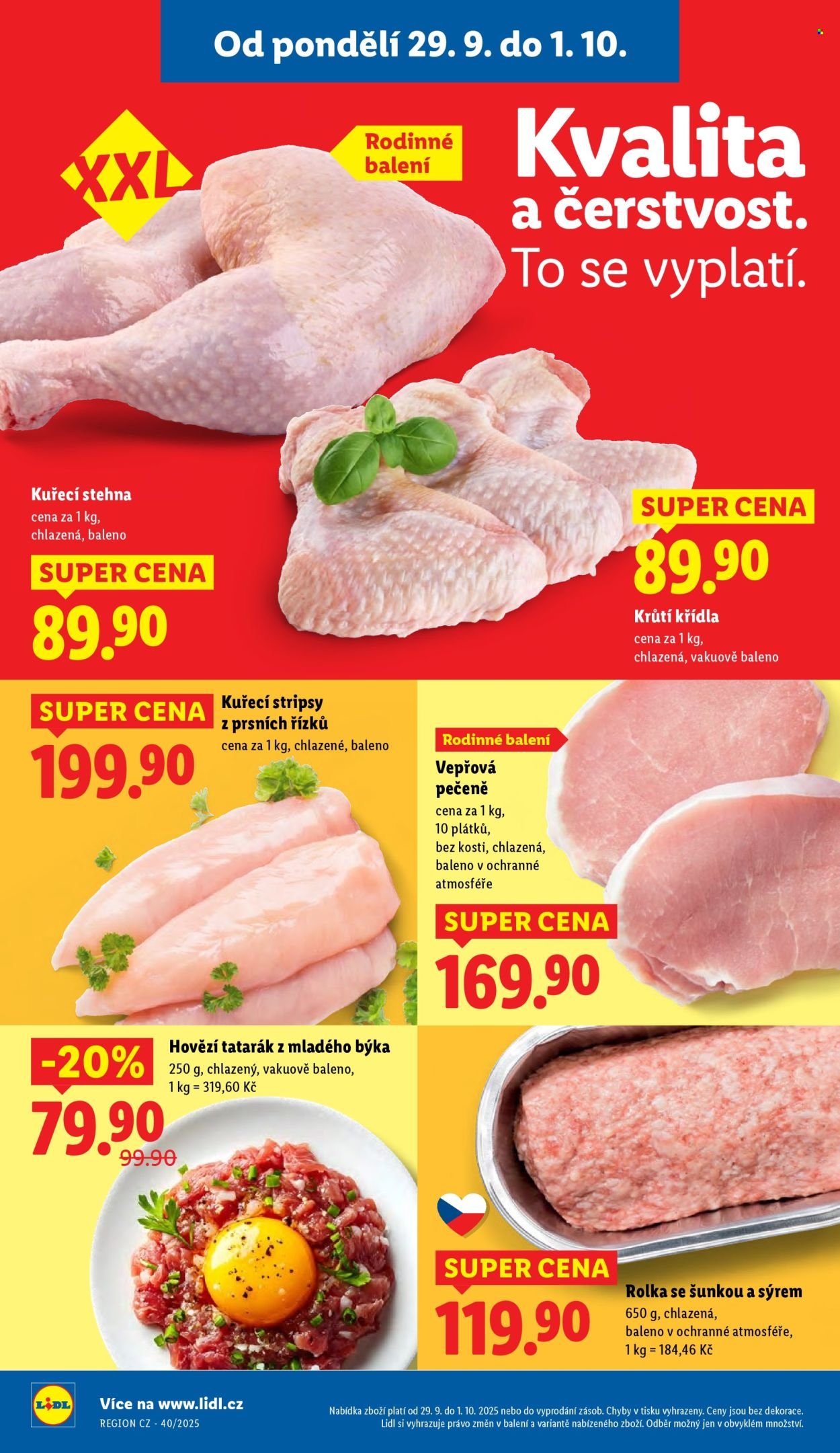 LIDL leták - Od pondělí 29.9.2025 (2025-09-29 - 2025-10-01)