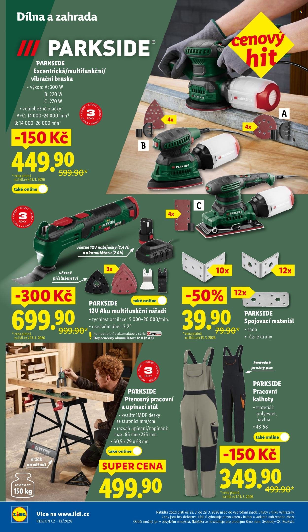 LIDL leták - Spotřební zboží (2026-03-23 - 2026-03-29)