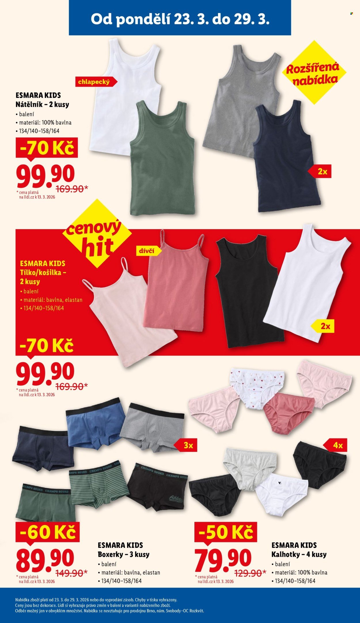 LIDL leták - Spotřební zboží (2026-03-23 - 2026-03-29)