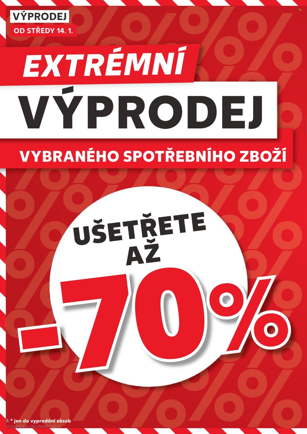 KAUFLAND leták - Výprodej za výhodné ceny (2026-01-14 - 2026-01-20)