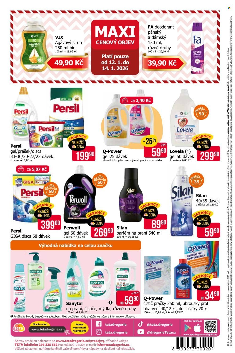 TETA DROGERIE leták - Od pátku 2.1.2026 (2026-01-02 - 2026-01-13)