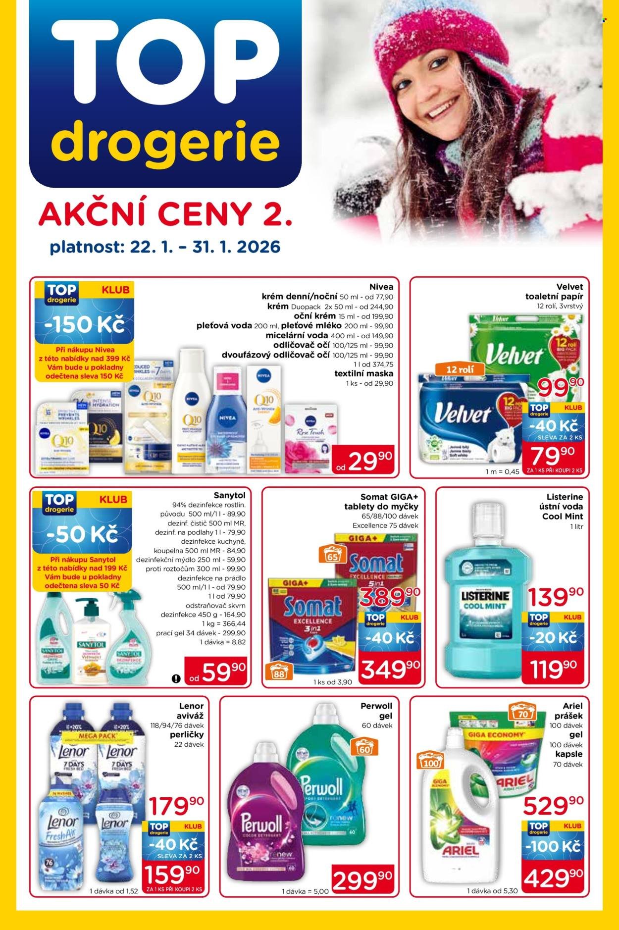 TOP DROGERIE leták - Od čtvrtka 22.1.2026 (2026-01-22 - 2026-01-31)