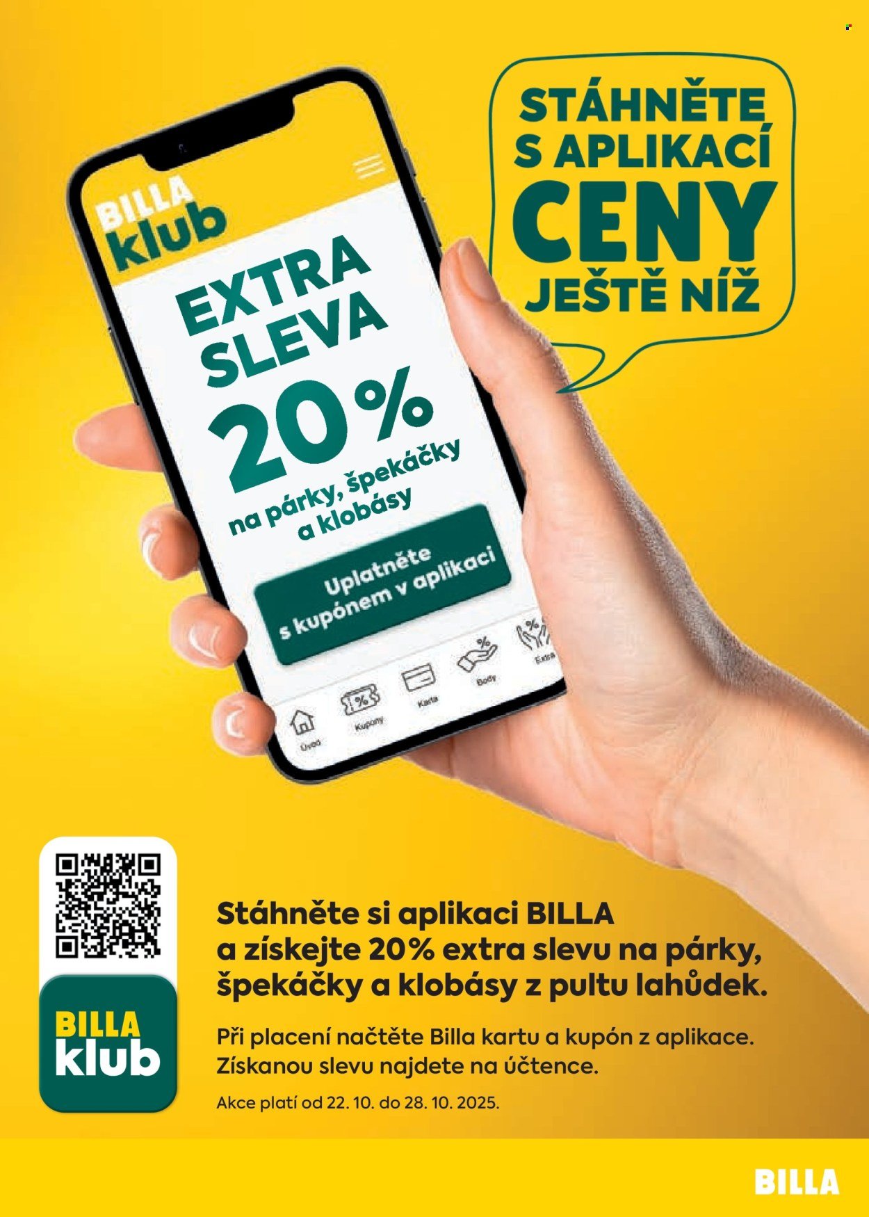 BILLA leták - Velký leták (2025-10-22 - 2025-10-28)