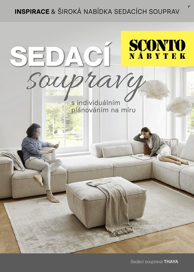 SCONTO NÁBYTEK leták - Katalog sedacích souprav na míru (2025-12-02)