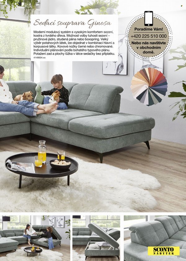 SCONTO NÁBYTEK leták - Katalog sedacích souprav na míru (2025-12-02)