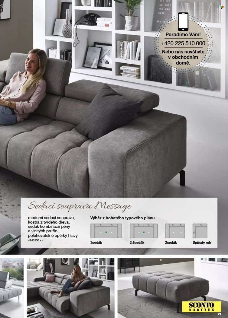 SCONTO NÁBYTEK leták - Katalog sedacích souprav na míru (2025-12-02)