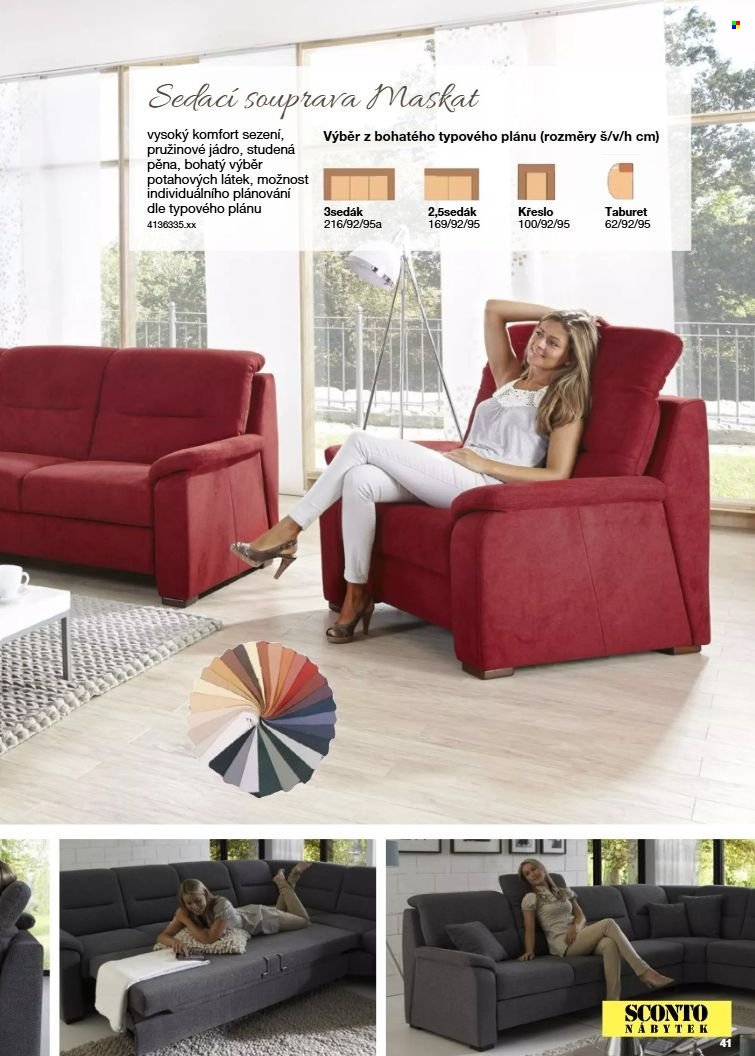 SCONTO NÁBYTEK leták - Katalog sedacích souprav na míru (2025-12-02)