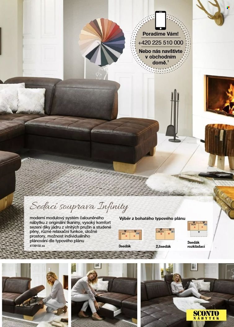 SCONTO NÁBYTEK leták - Katalog sedacích souprav na míru (2025-12-02)