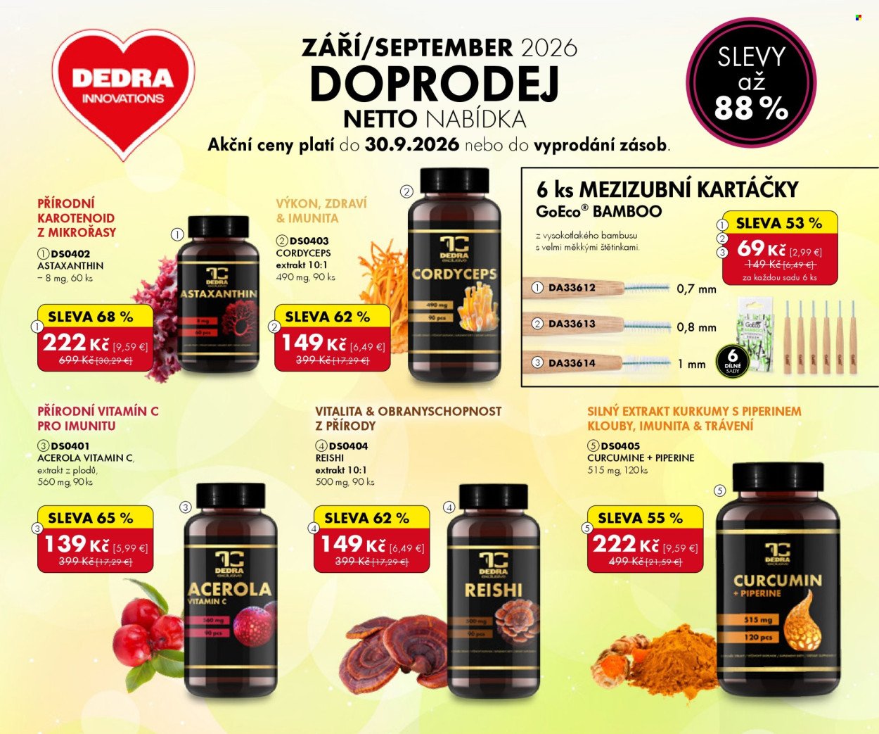 DEDRA leták - Doprodej