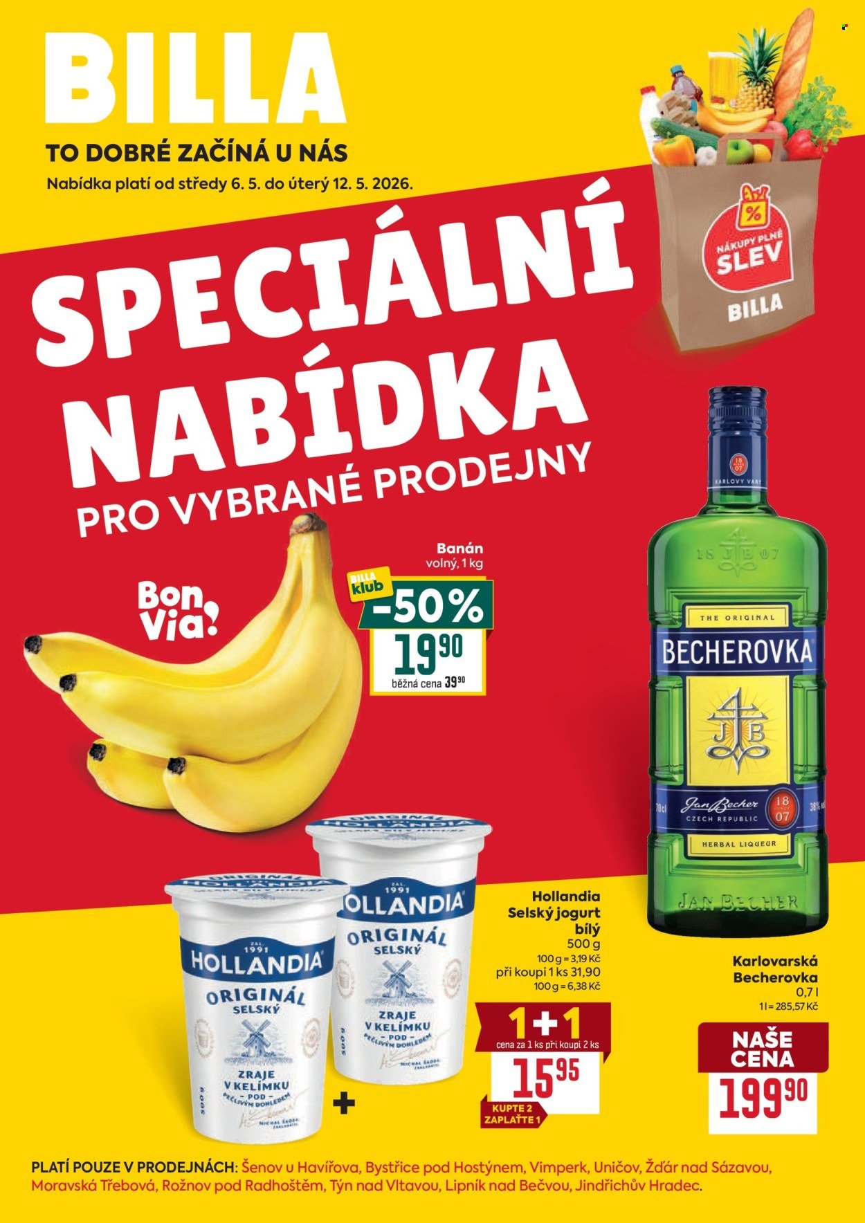 BILLA leták - Speciální nabídka: vybrané prodejny (2026-05-06 - 2026-05-12)
