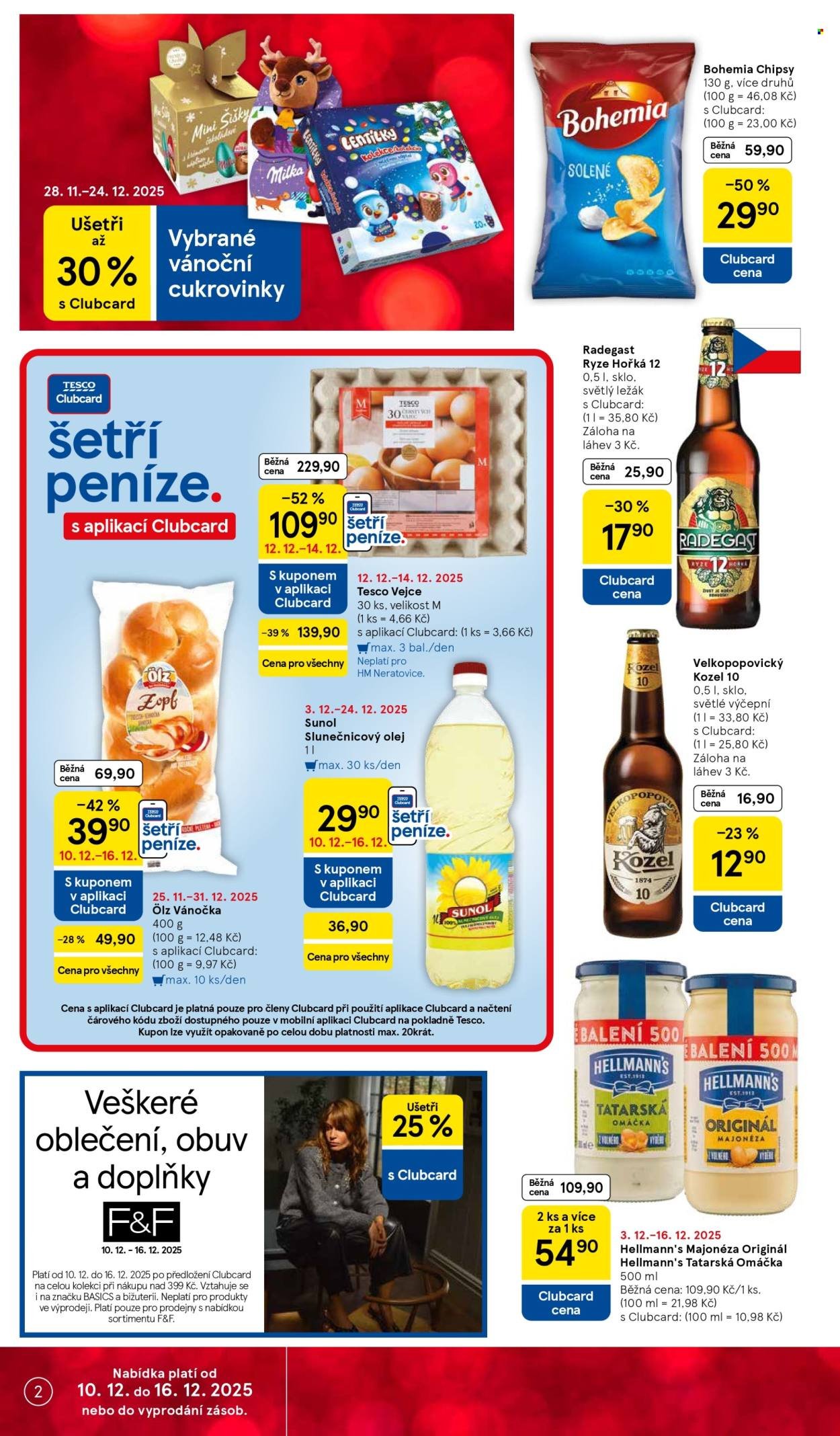 TESCO leták - Clubcard šetří peníze. (2025-12-10 - 2025-12-16)