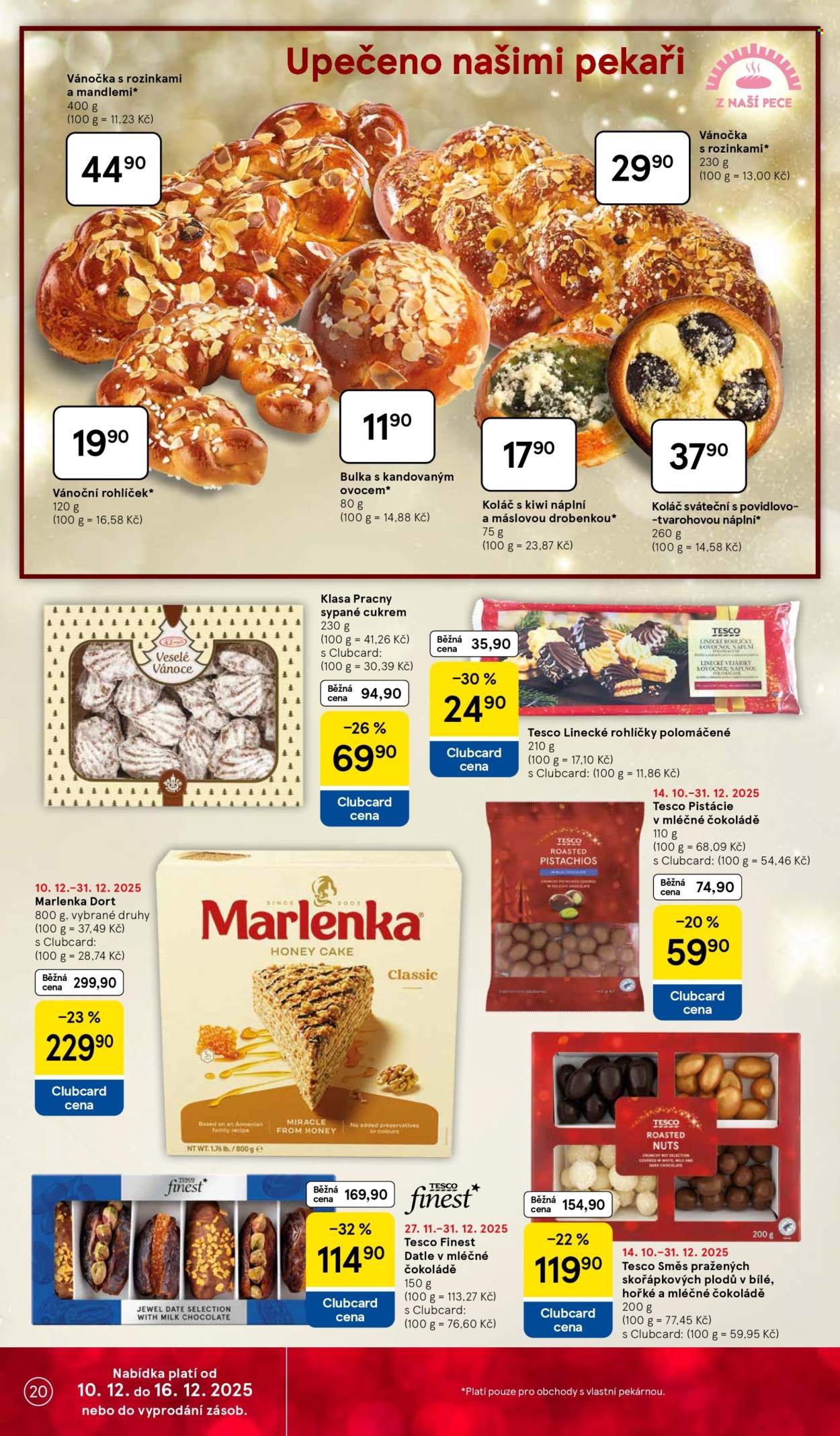 TESCO leták - Clubcard šetří peníze. (2025-12-10 - 2025-12-16)