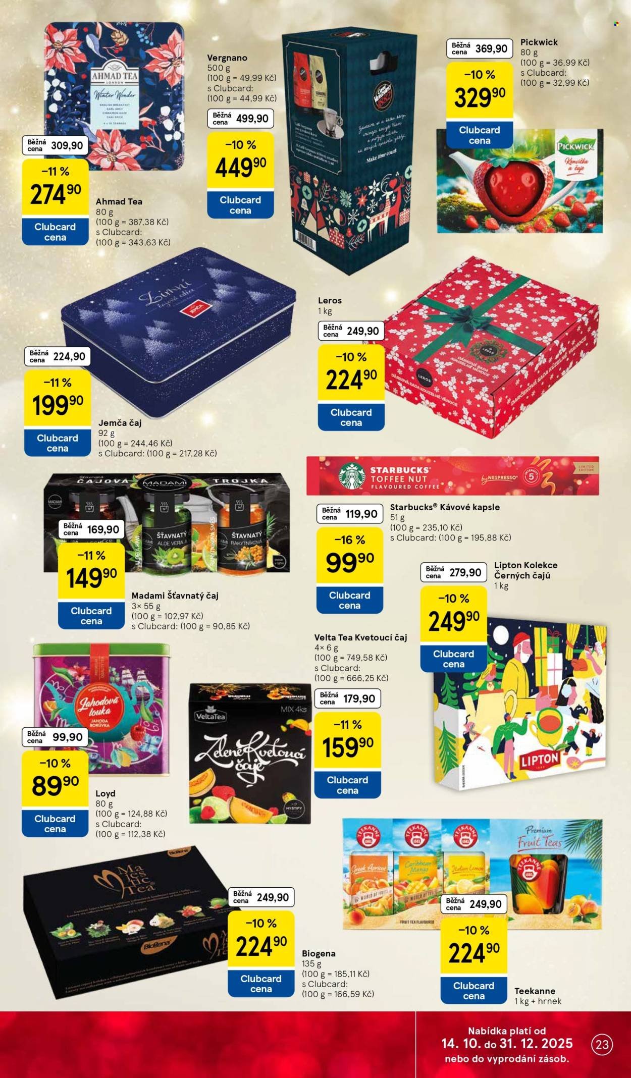 TESCO leták - Clubcard šetří peníze. (2025-12-10 - 2025-12-16)