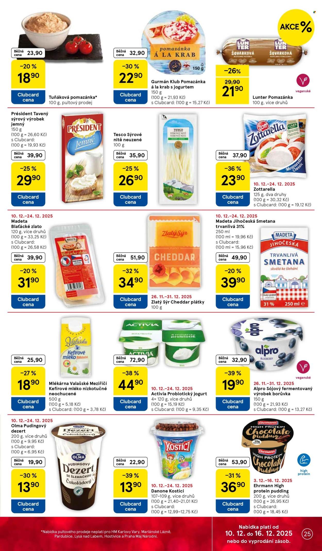 TESCO leták - Clubcard šetří peníze. (2025-12-10 - 2025-12-16)